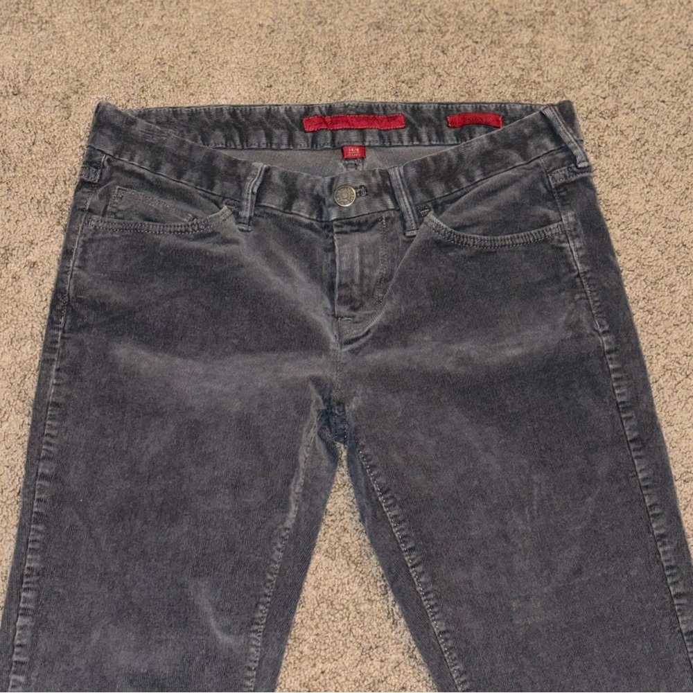 Banana Republic Limited Edition Red Label Dark Gray Corduroy Slim Pants